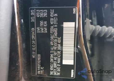 2013 Volvo S60 T5 from USA, damaged, VIN YV1612FS1D2189399